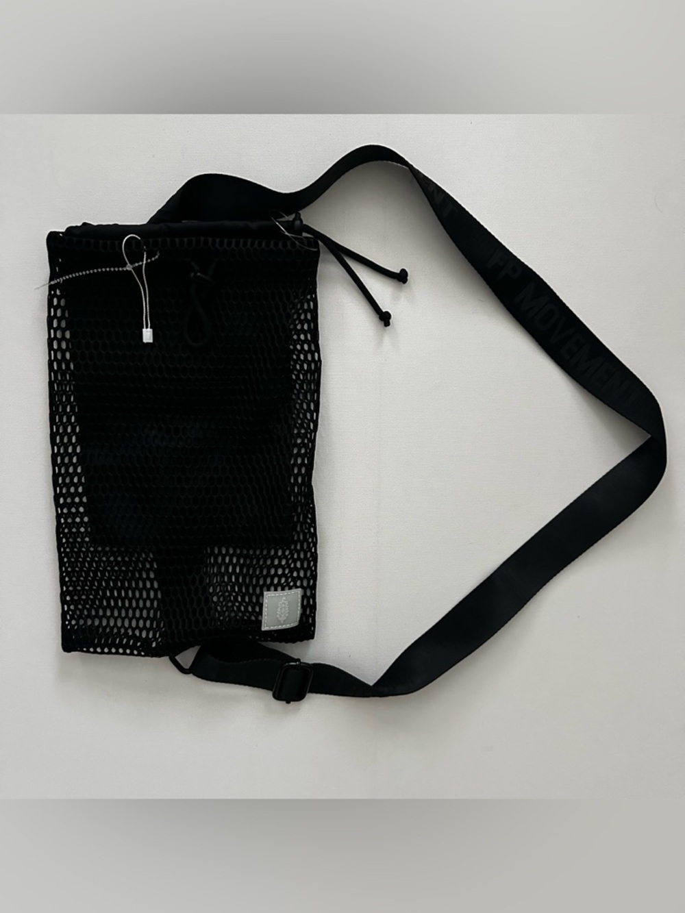 FP Movement by Free People Black Mesh Crossbody Bag